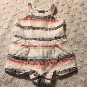 Janie and Jack 12 to 18 months romper button back snap bottom closure